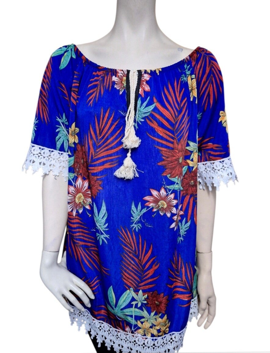 Ibiza Boho T-shirt tuniek n9
