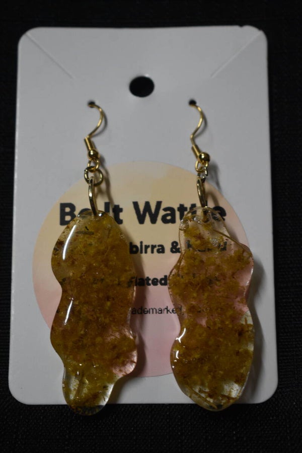 Wattle Earrings - Clear
