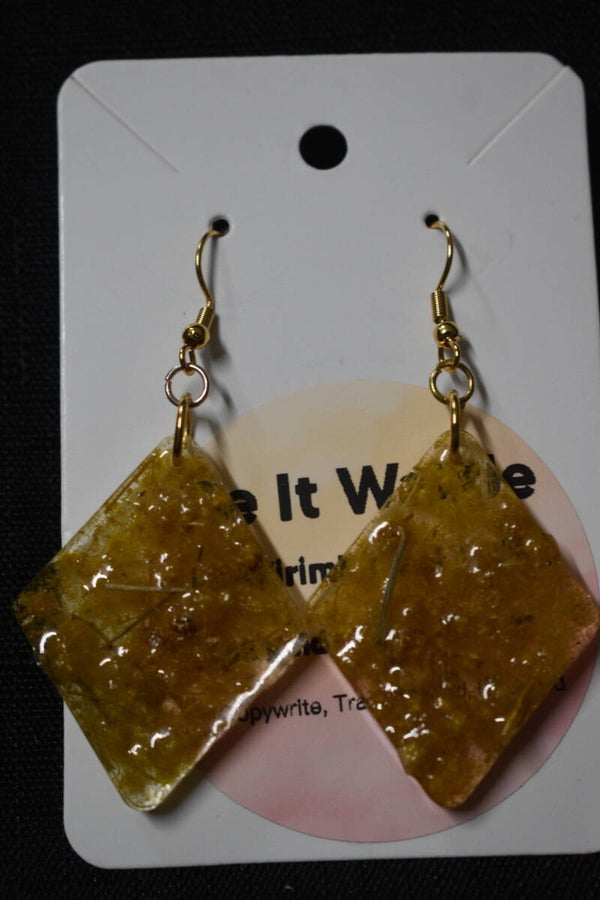 Wattle Earrings - Clear