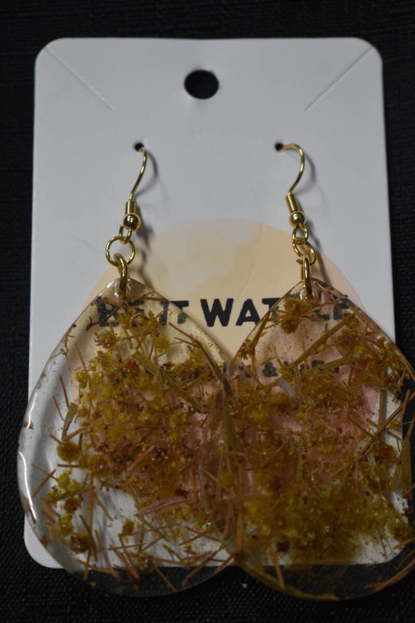 Wattle Earrings - Clear