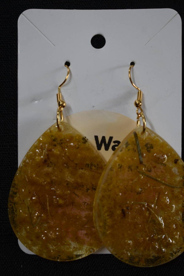 Wattle Earrings - Clear