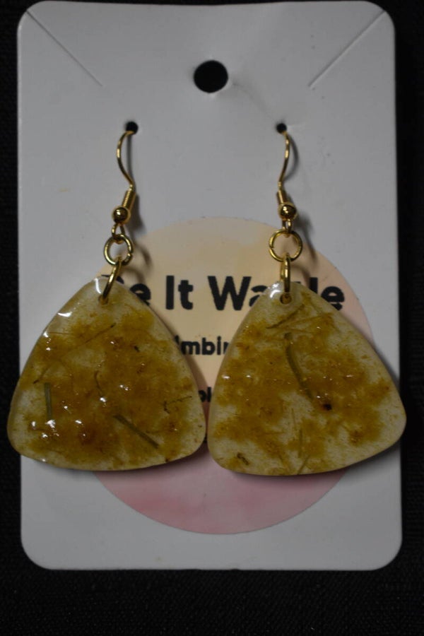 Wattle Earrings - Clear