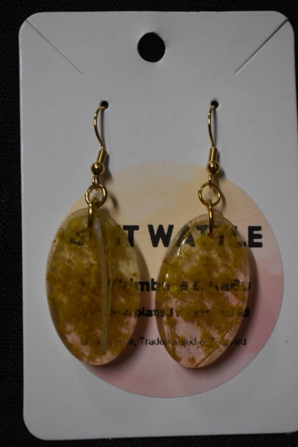 Wattle Earrings - Clear