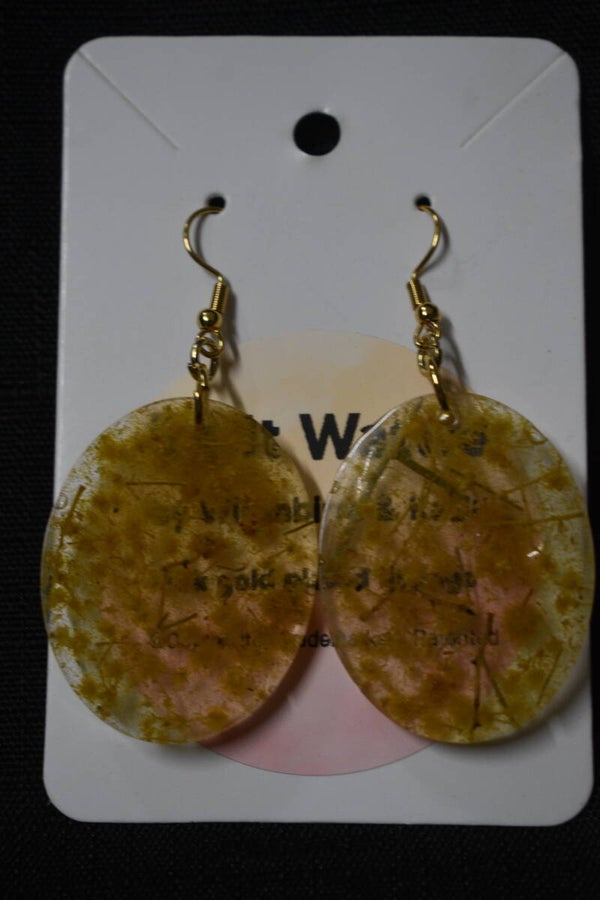 Wattle Earrings - Clear