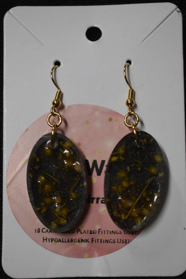 Wattle Earrings - Black