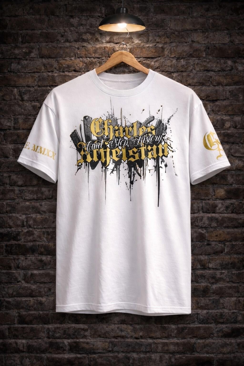 Premium Yellow Dripping Tee
