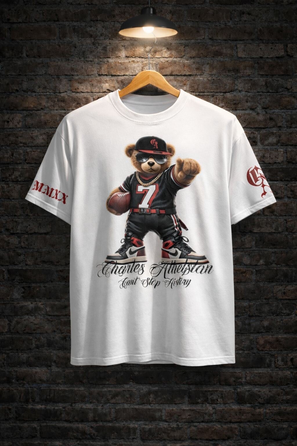 American Football Teddy No.7 Tee