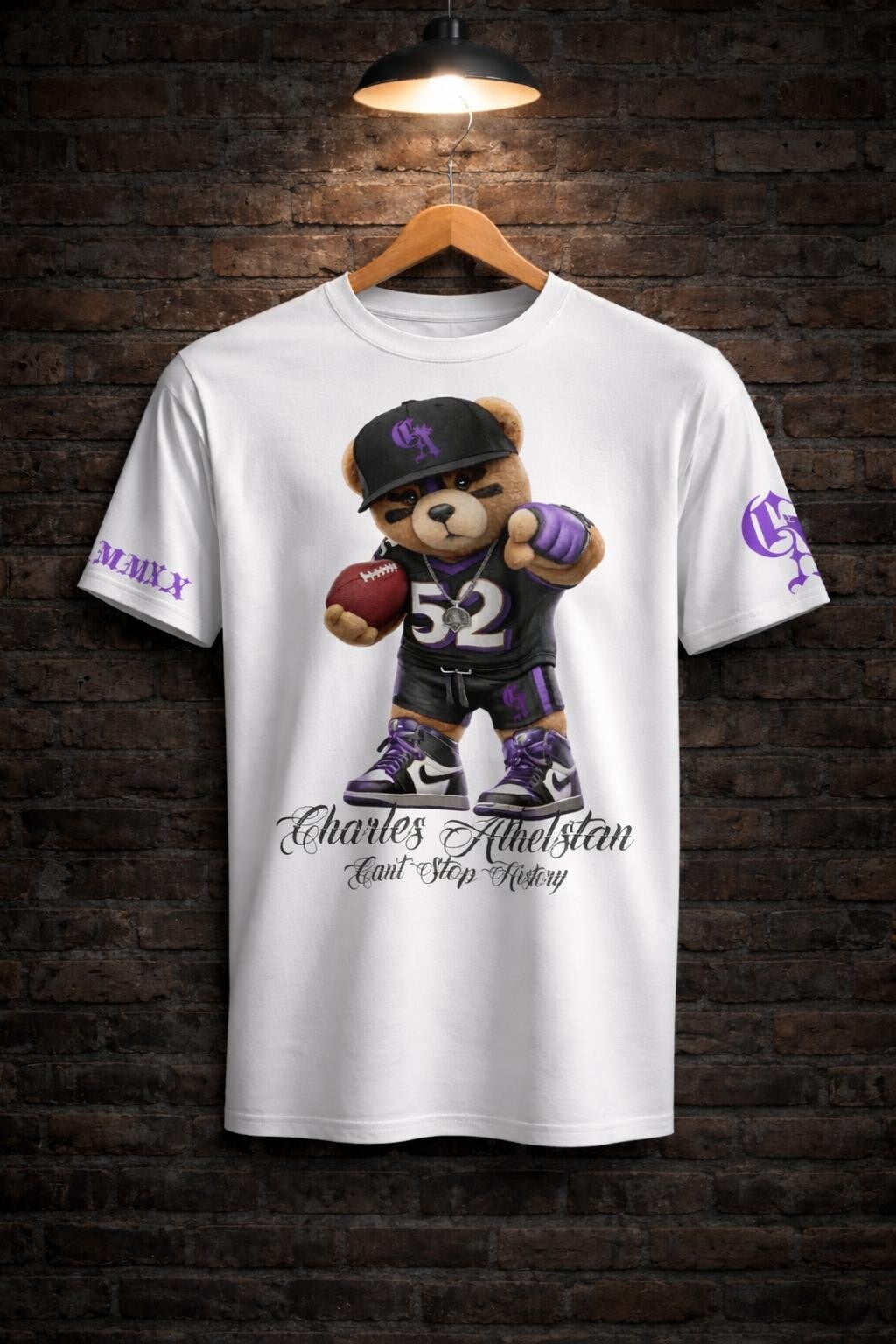 American Football Teddy No.52 Tee