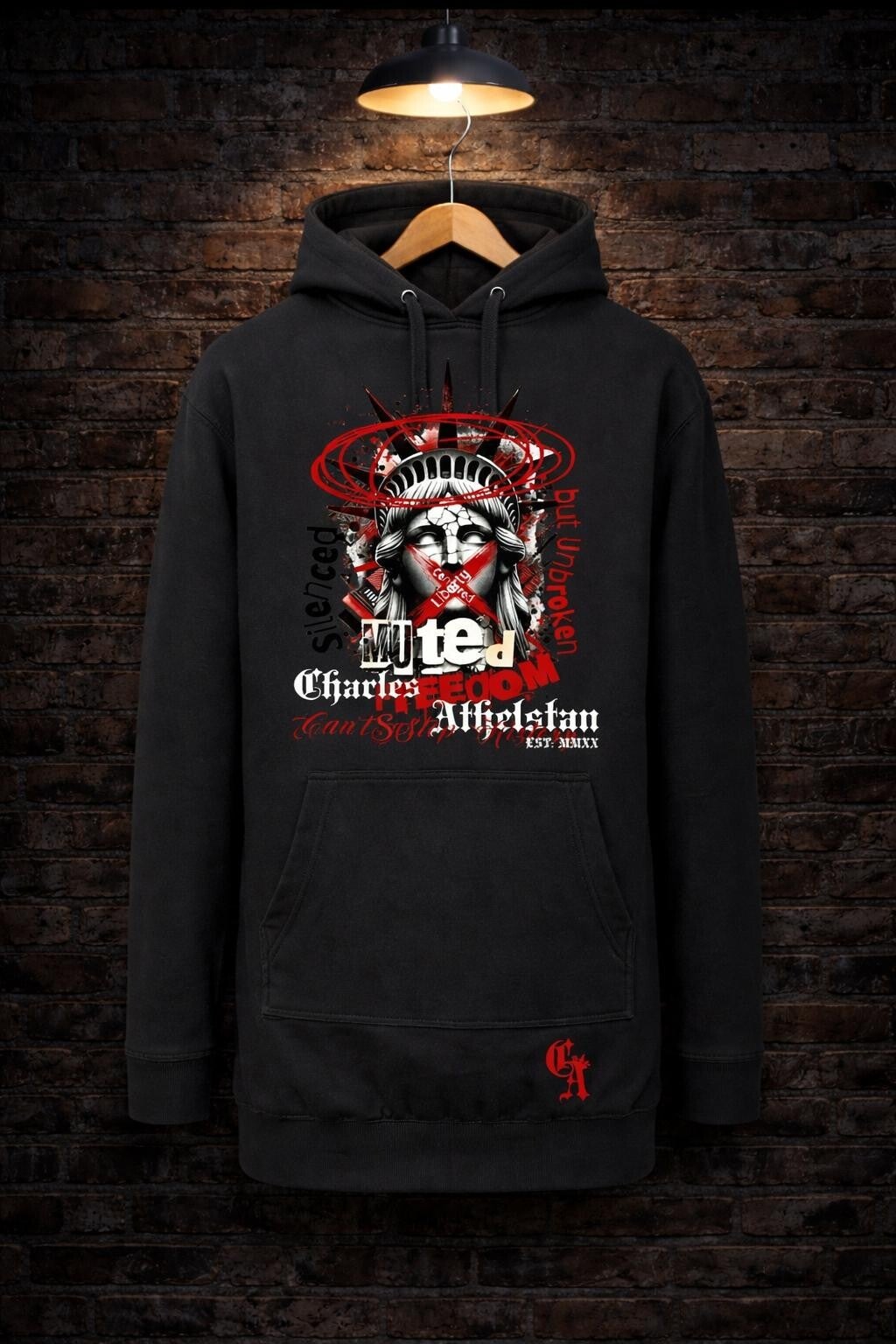 Womens Jet Black Hoodie Dress