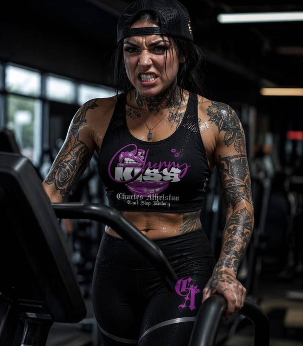 Women's Black Gym Set