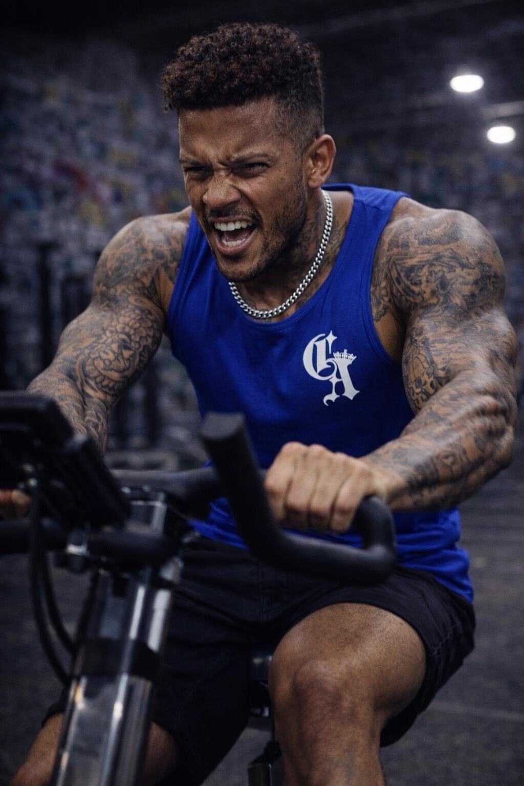 Men's Royal Blue Gym Vest