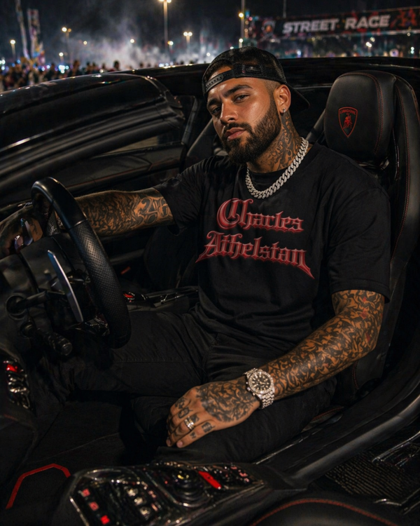 Black & Red Tee