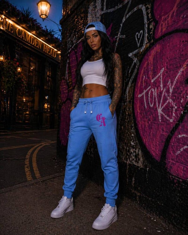 Women's Energized Blue/Bright Pink Joggers