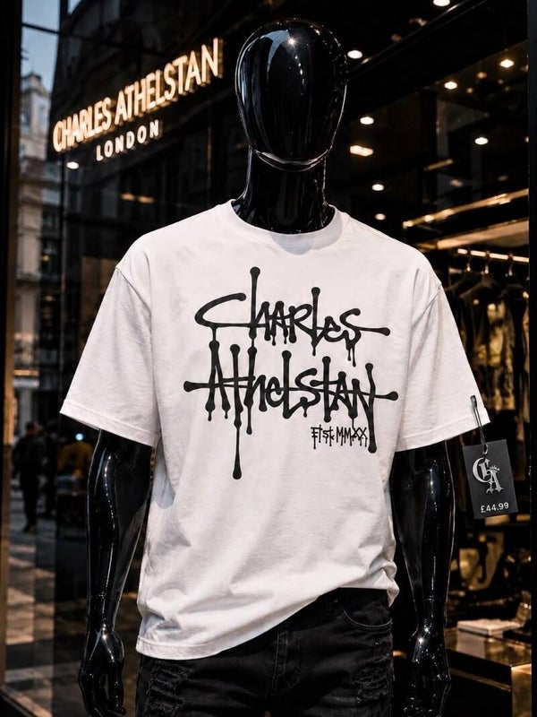 Unisex Oversize tee White & Black