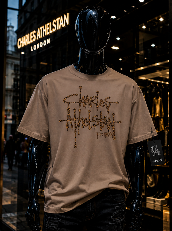 Unisex Oversize tee Dritwood & Leopard