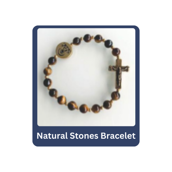 Decade Bracelet - Natural Stones