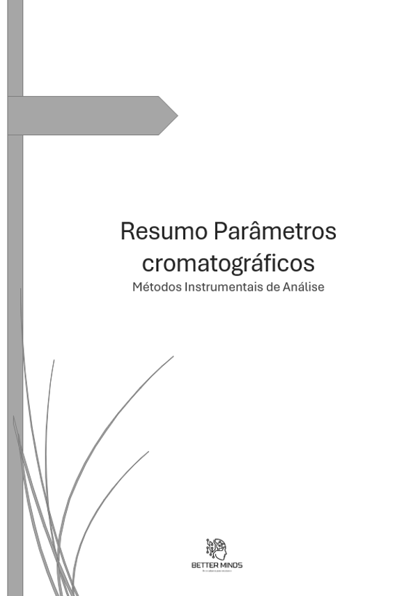 Resumo Parâmetros cromatográficos