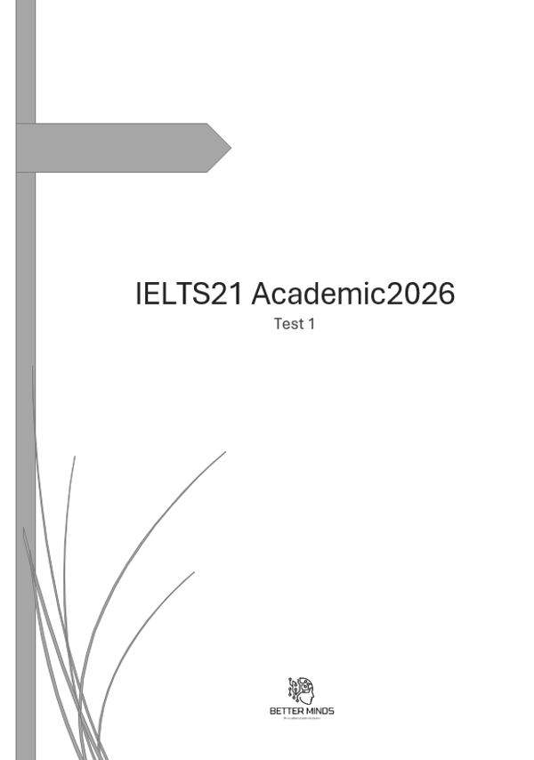IELTS21 Academic2026- Test 1