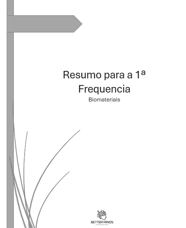 Resumo para a 1ª Frequencia