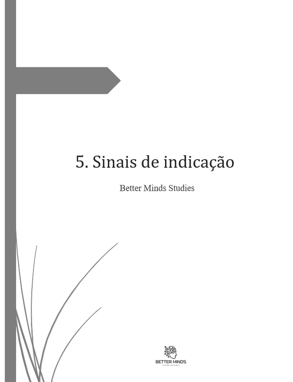 5. Sinais de indicação