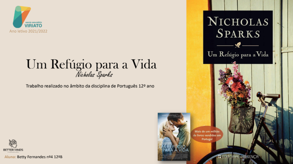 Apresentação do livro: Um Refúgio para a Vida de Nicholas Sparks