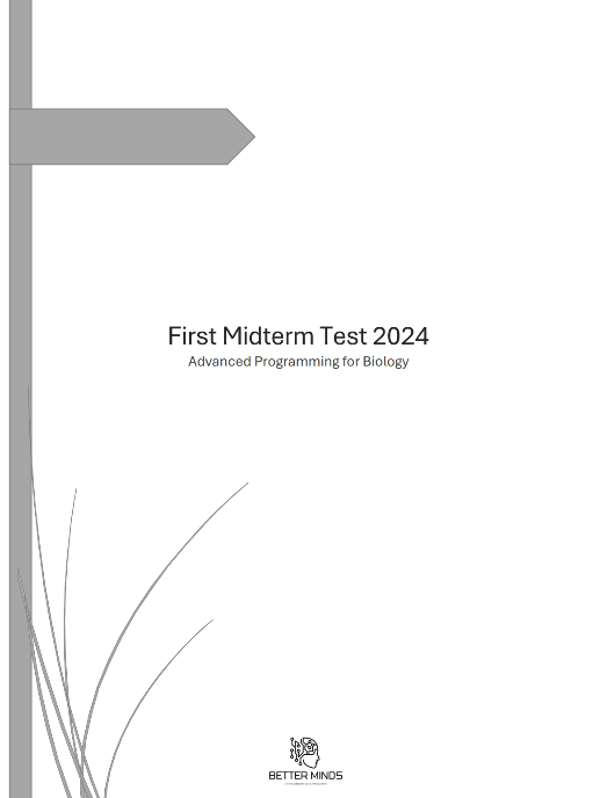 First Midterm Test 2024