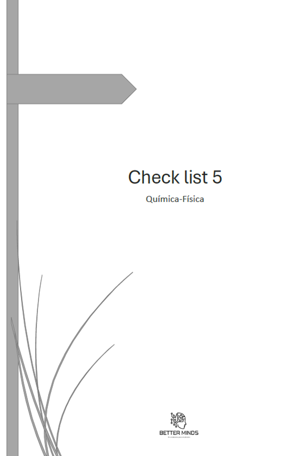 Check list n5- Química Física