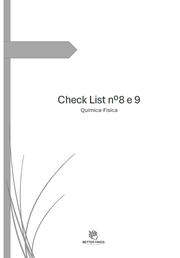 Check list nº 8 & 9- Química-Física