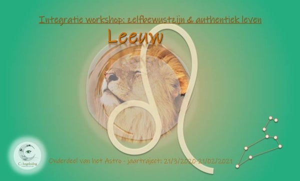 07/18/2020 Astrologie workshop: Integratie van het teken Leeuw/huis5/Zon
