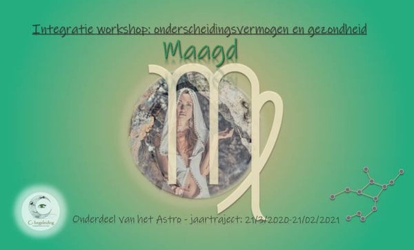 08/29/2020 Astrologie workshop: Integratie van Maagd/huis6/Mercurius