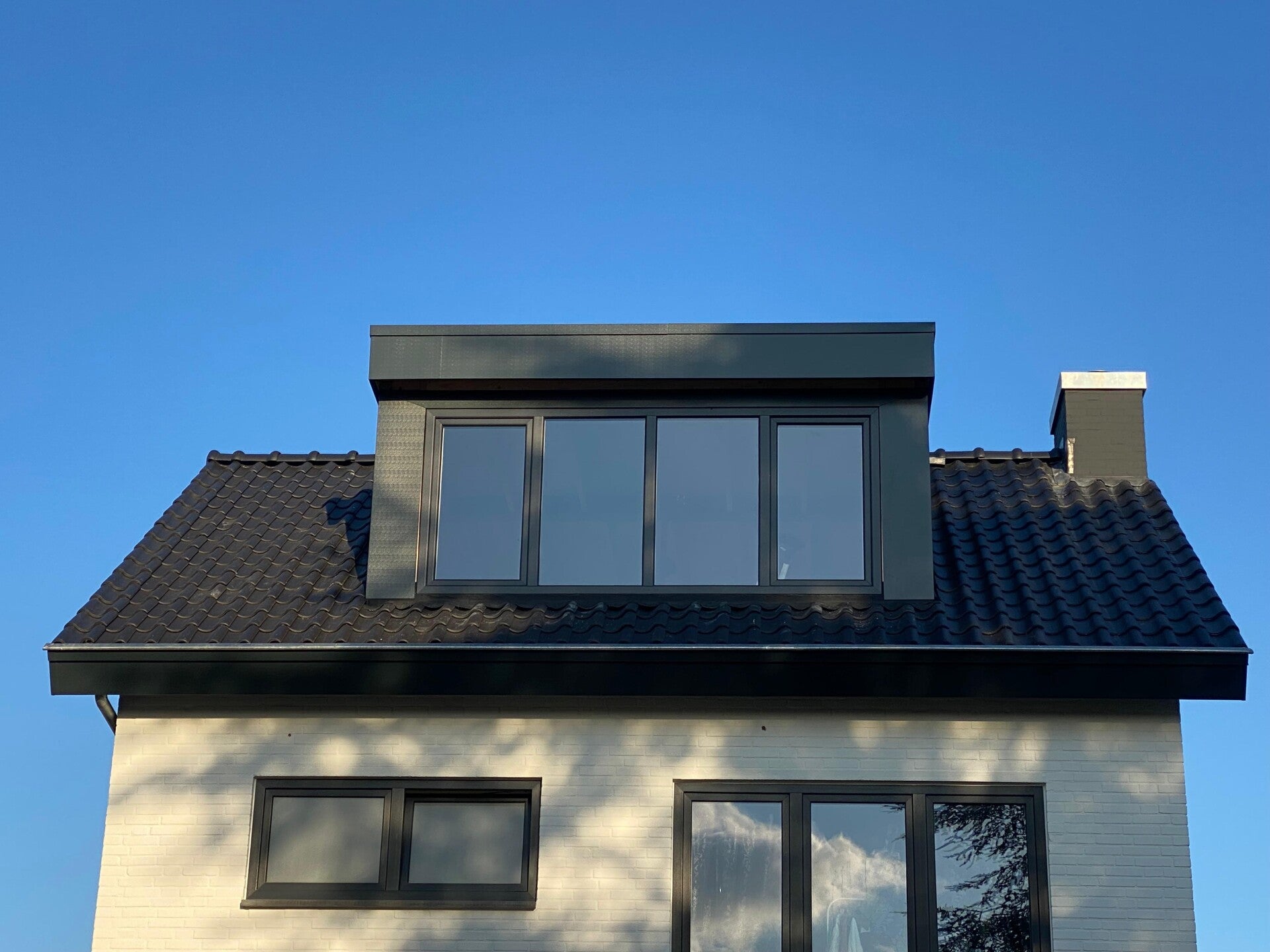 Boeibekleding voorkant van het huis