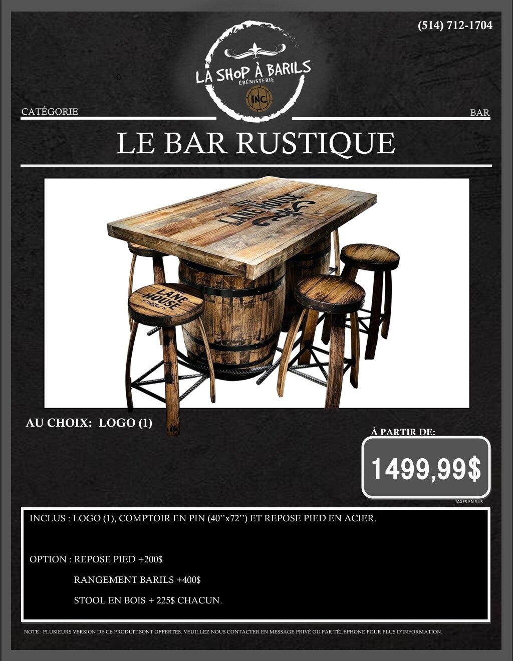 LE BAR RUSTIQUE