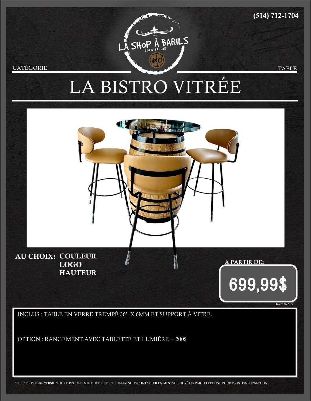 LA BISTRO VITRÉE