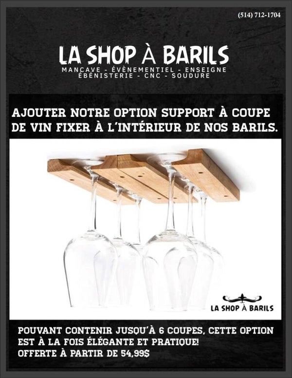 SUPPORT DE COUPE À VIN