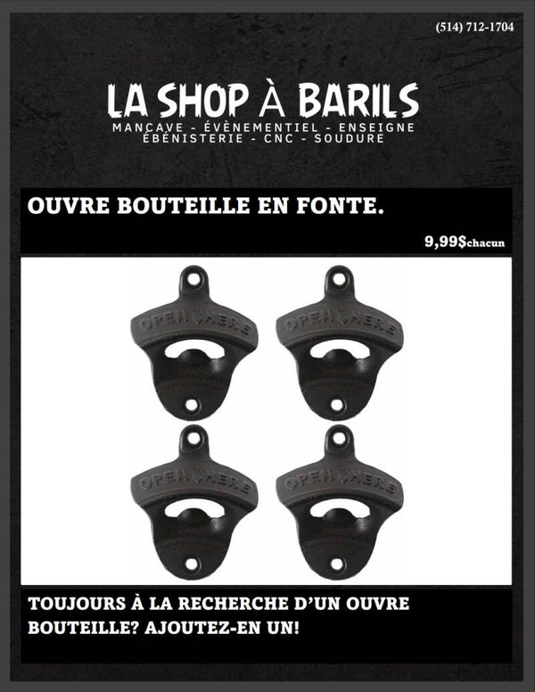 OUVRE BOUTEILLE EN FONTE