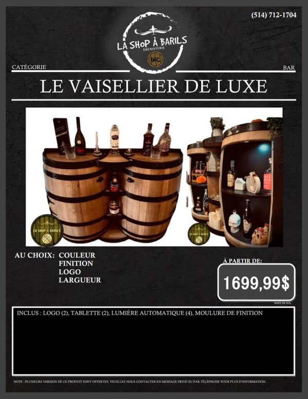 LE VAISSELIER DE LUXE