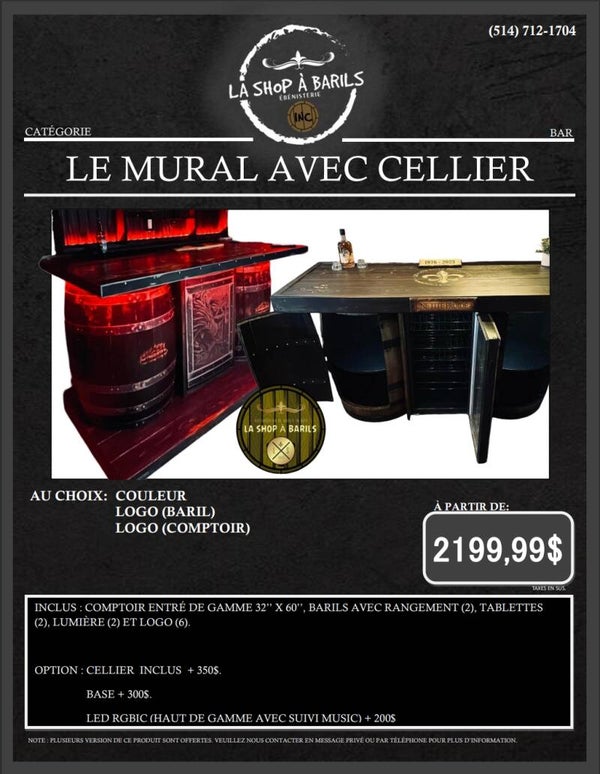 LE MURAL AVEC CELLIER