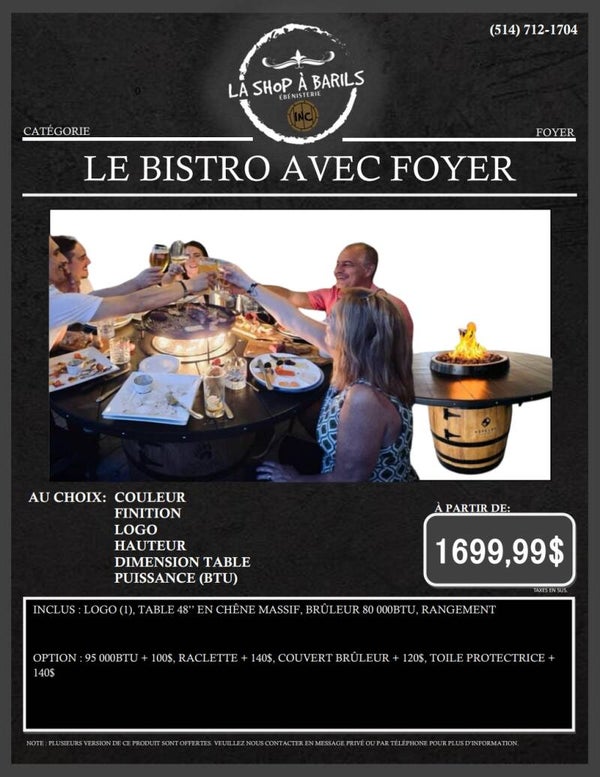 LA BISTRO AVEC FOYER