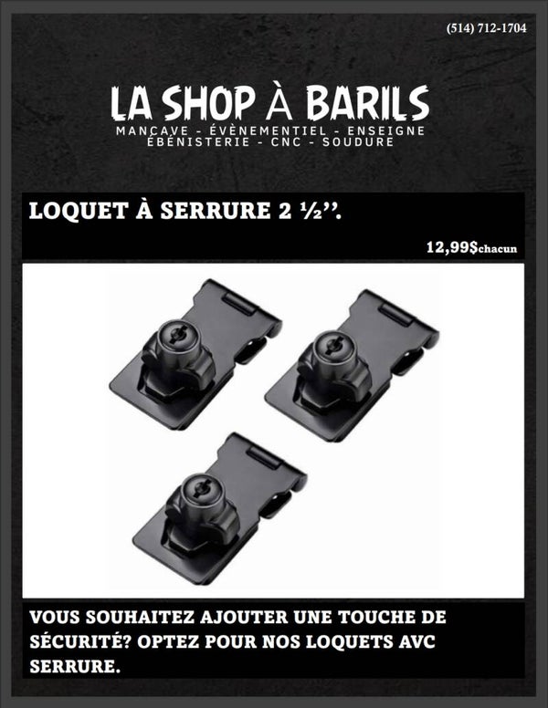 LOCKET À SERRURE