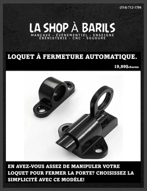 LOCKET À FERMETURE AUTOMATIQUE