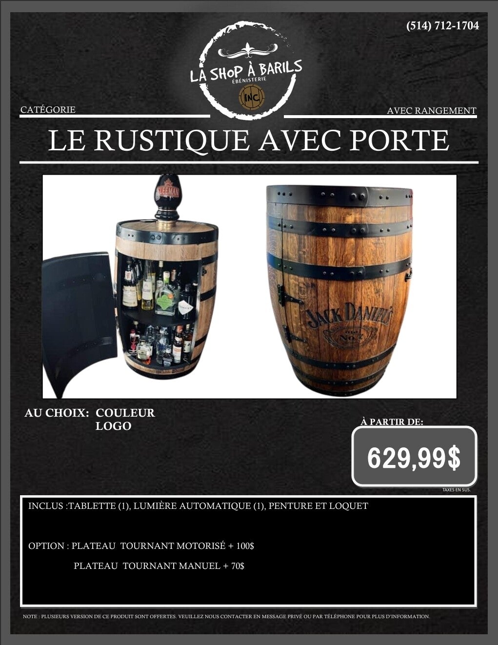 LE RUSTIQUE AVEC PORTE