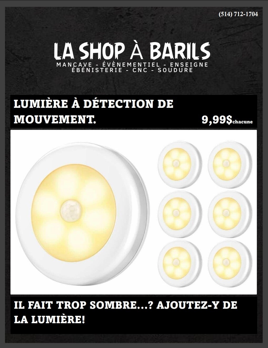 LUMIÈRE À DÉTECTION DE MOUVEMENT