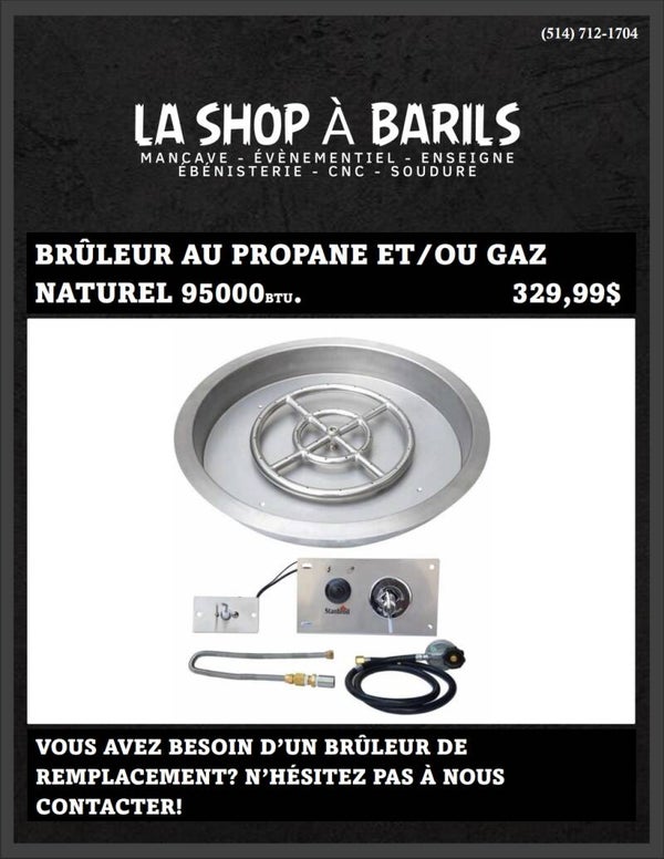 BRÛLEUR 95 000BTU