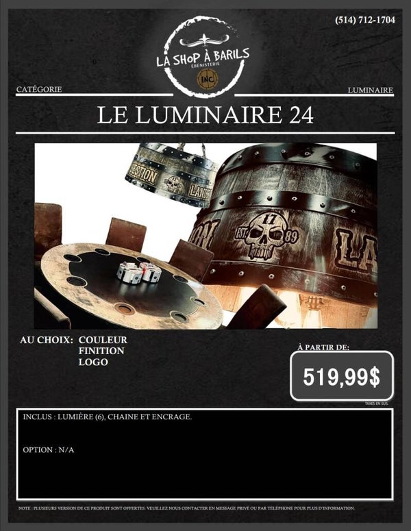 LE LUMINAIRE 24