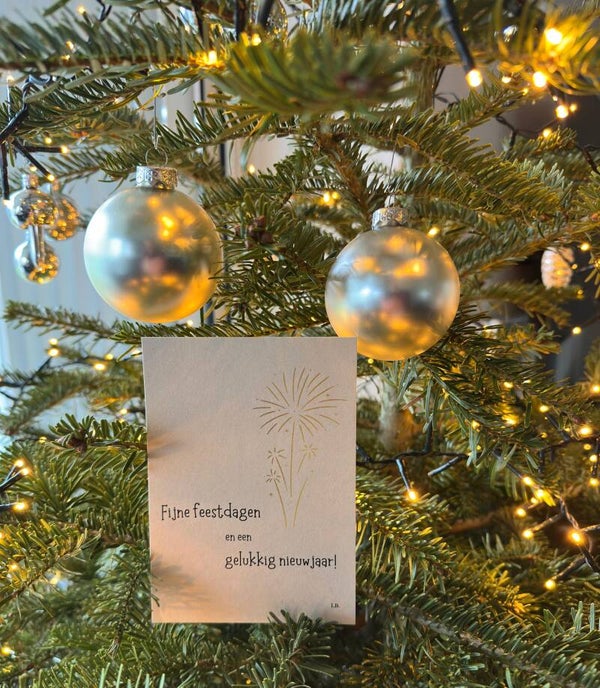 Kerstkaart - Fijne feestdagen