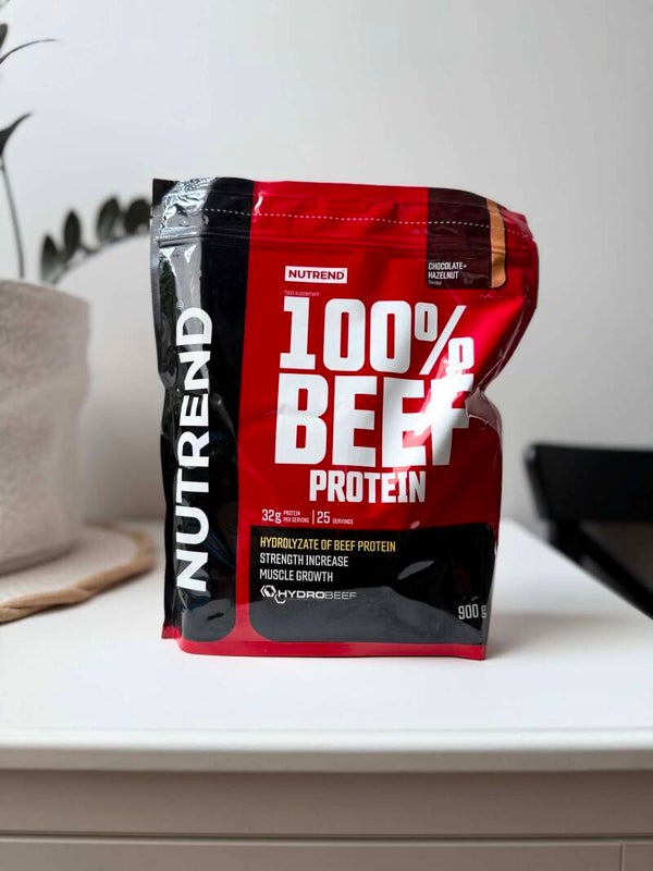 Odżywka białkowa białko Nutrend 900 g smak czekoladowo-orzechowy wysoka jakość