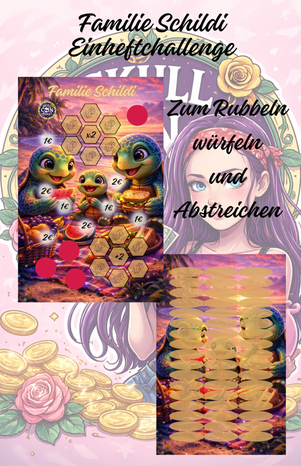 Familie Schildi Einheftchallenge Artikelnummer 0255