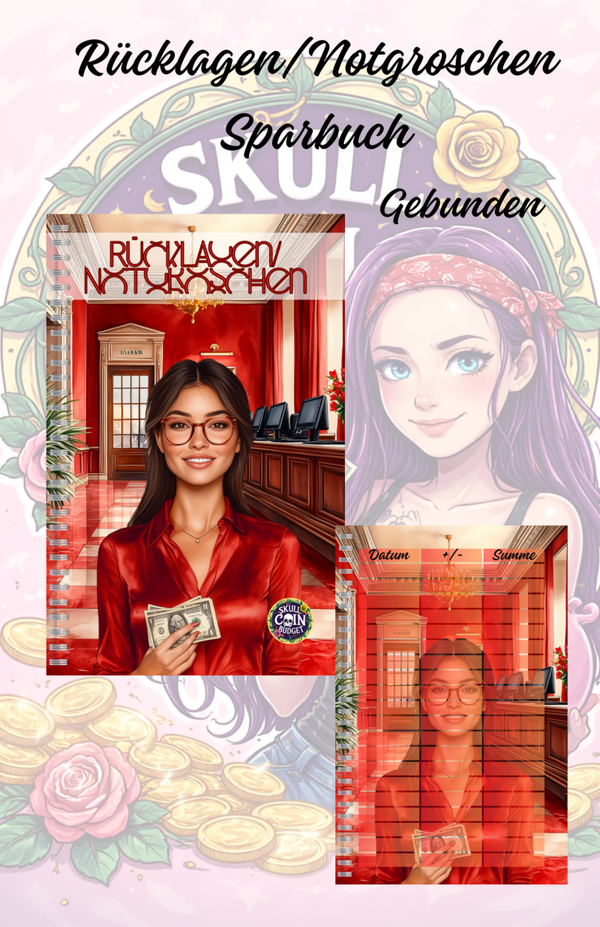 Sparbuch Rücklagen / Notgroschen Artikelnummer 0219