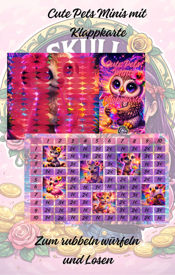 Cute Pets Minis Mit Klappkarte Artikelnummer 0269