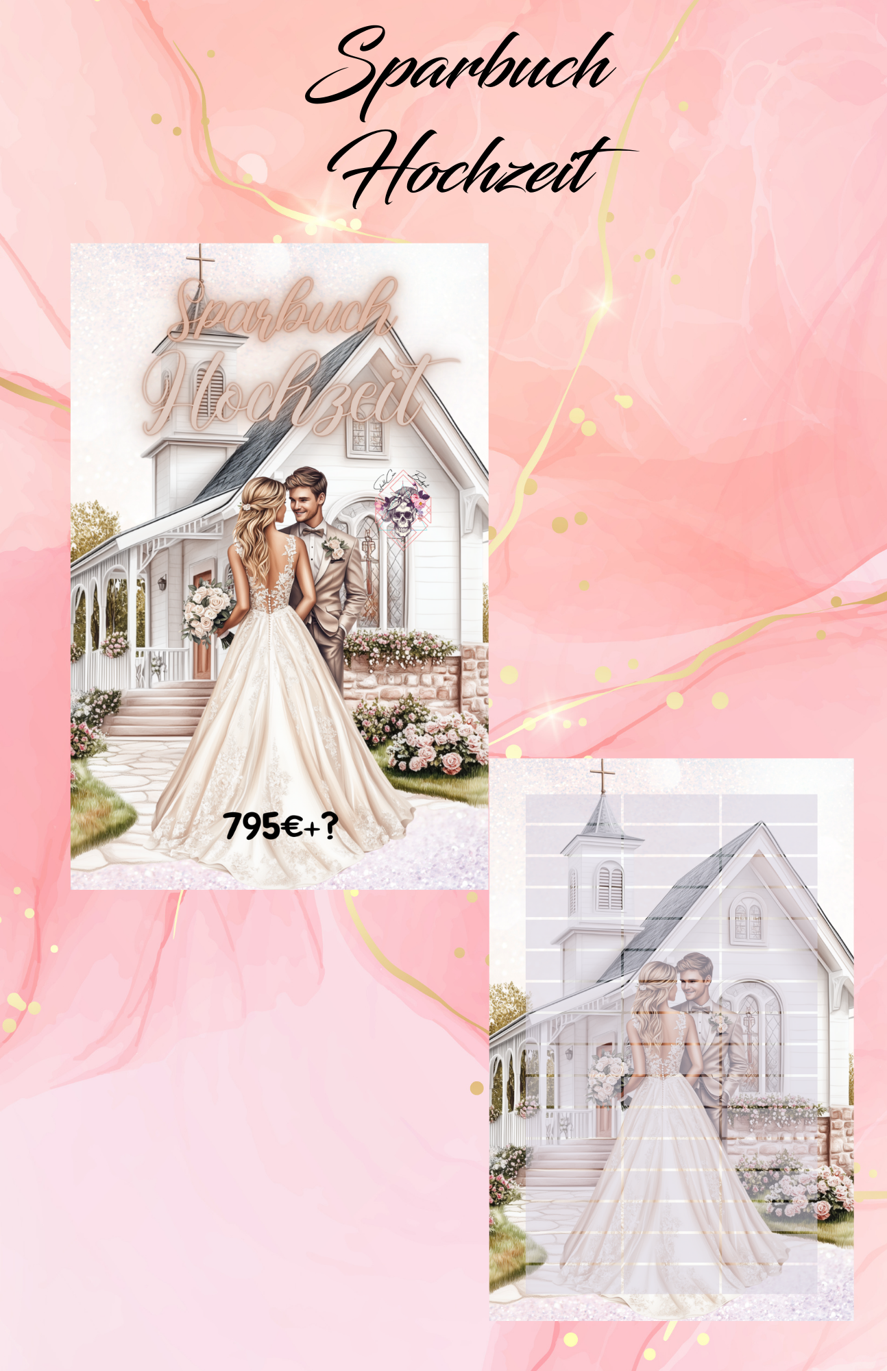 Sparbuch Hochzeit Artikelnummer 0191